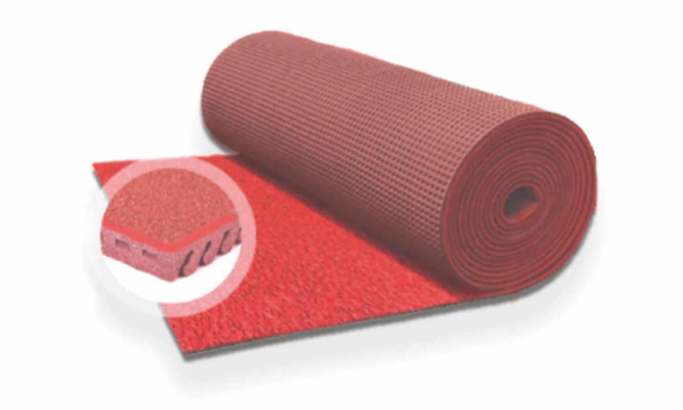 預制型橡膠跑道卷材